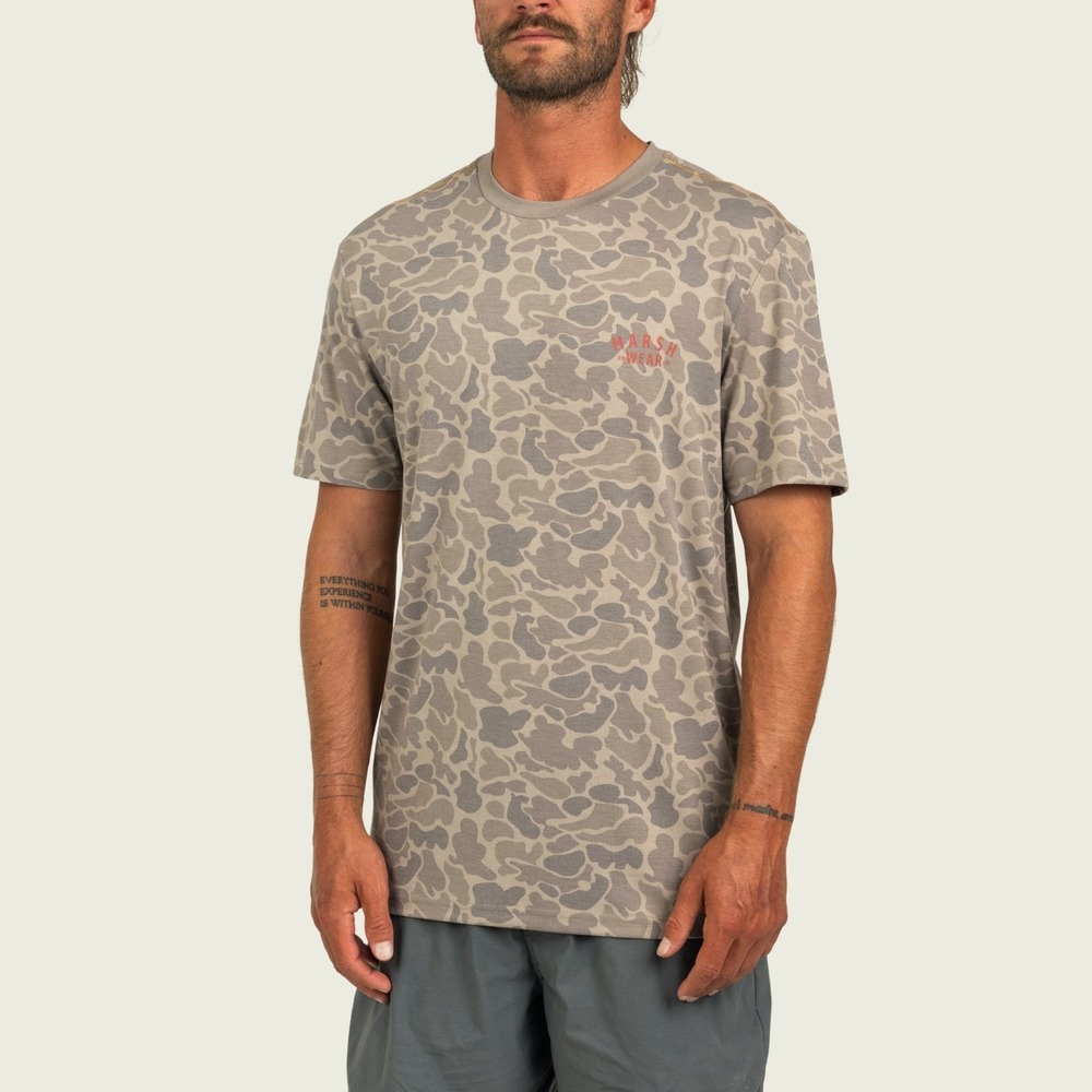 Marsh Wear Men's Sackhouse Hagood Short Sleeve Shirt Khaki Mallard Camo Sz 2XL - Picture 3 of 4